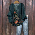 Holiday Chic Blouse - Easy-Wear