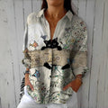 Casual Outing Refined Blouse - Midi