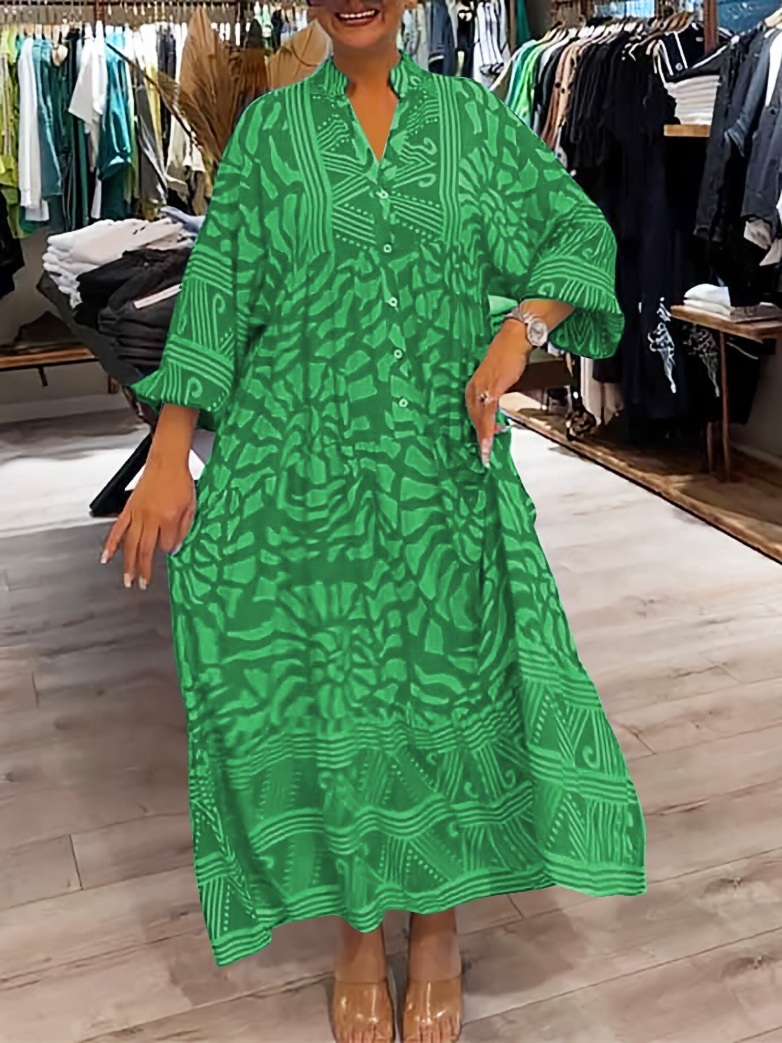 Carmilla - Vibrant Printed Dress