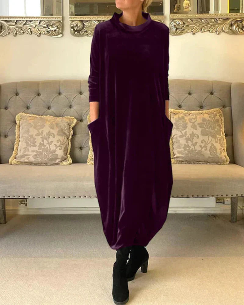 Arianna | Elegant Stylish High-Neck Dress