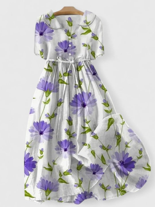TAHLIA | PEONY HARMONY MIDI DRESS