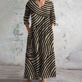 Casual Outing Poised Dress - Loose Fit