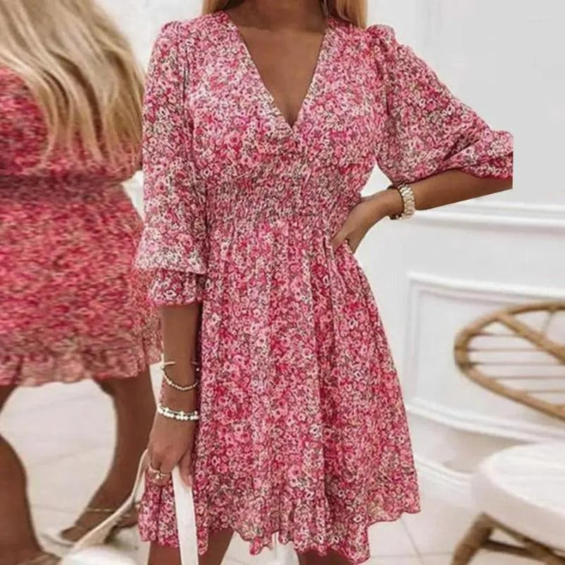 Moira - Elegant Floral Dress