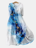 MATILDA | OCEAN MIST LINEN DRESS