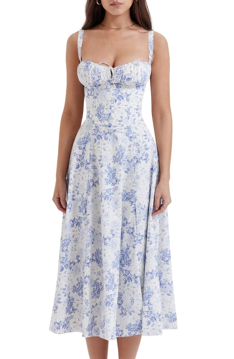 Oakley - Elegant French Style Belted Strap Dress