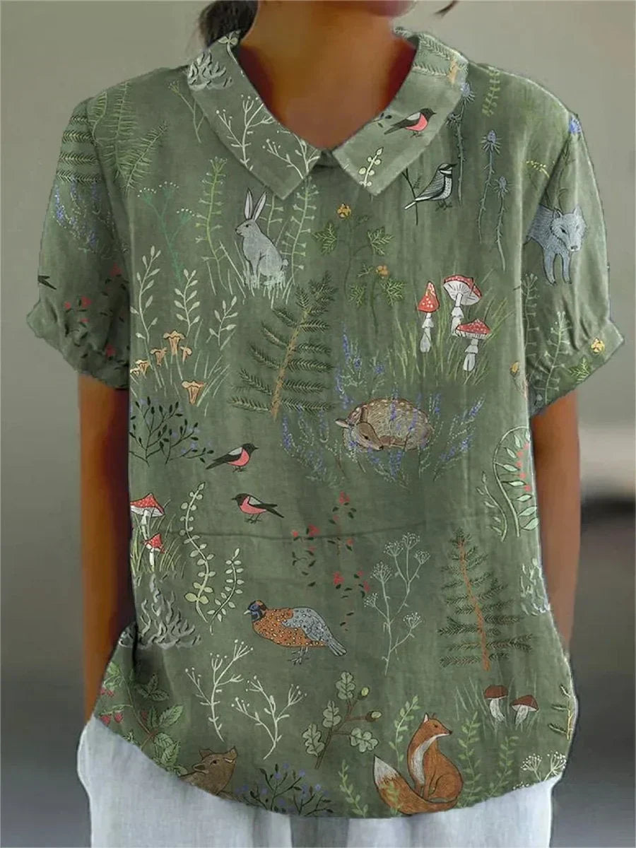 Weekend Poised Blouse - Loose Fit