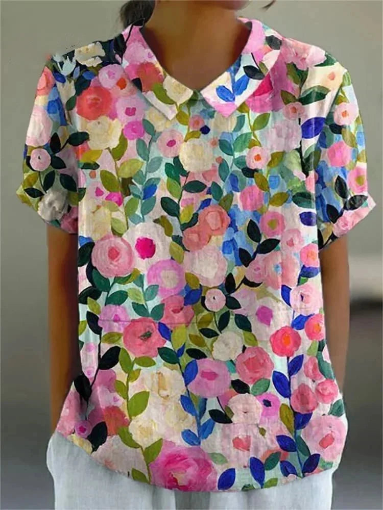 Weekend Poised Blouse - Loose Fit