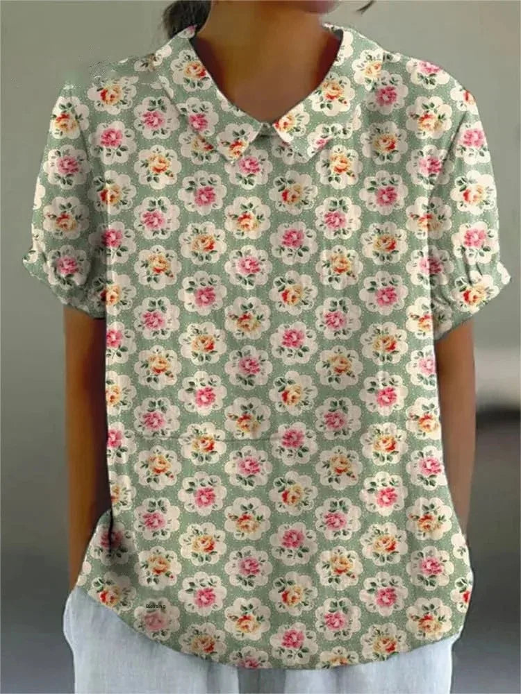 Weekend Poised Blouse - Loose Fit