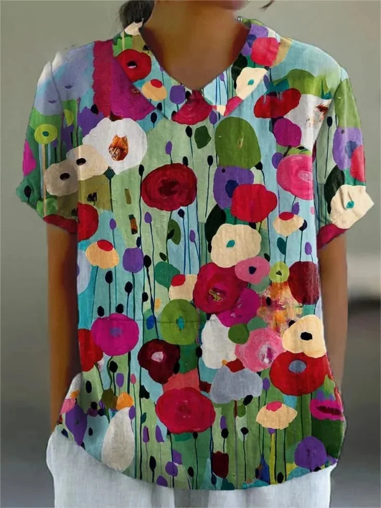Weekend Poised Blouse - Loose Fit