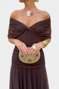 Alondraa™ Long Floral Dress with V-Neck