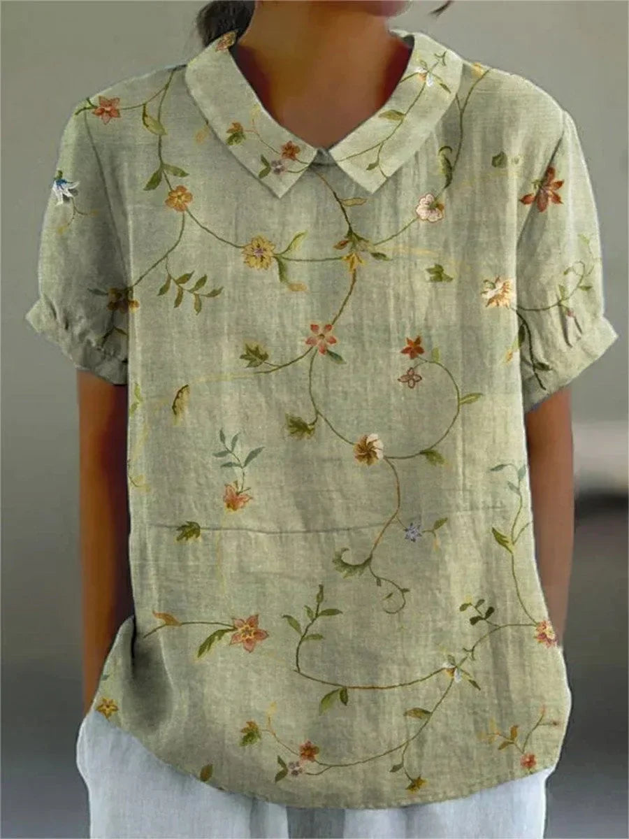 Weekend Poised Blouse - Loose Fit