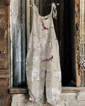 Solea | Lightweight artisanal jumpsuit with spring print