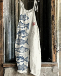 Solea | Lightweight artisan jumpsuit Sicily