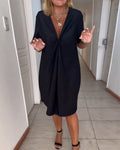 Carly - Effortless Twist Dress