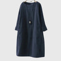 Grace | Relaxed Corduroy Midi Dress