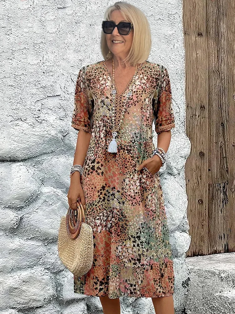 Jessica™  Effortless Midi Dress