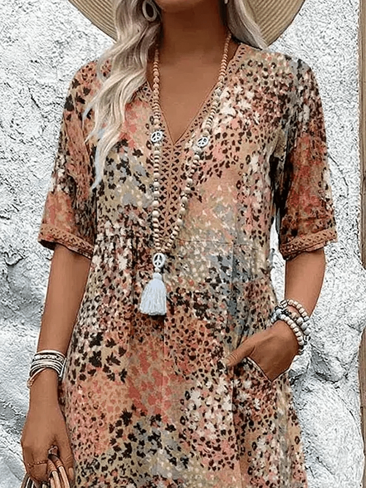 SKYLER | OCEAN BREEZE MIDI DRESS