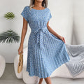 Fena - Floral Pleated Midi Dress